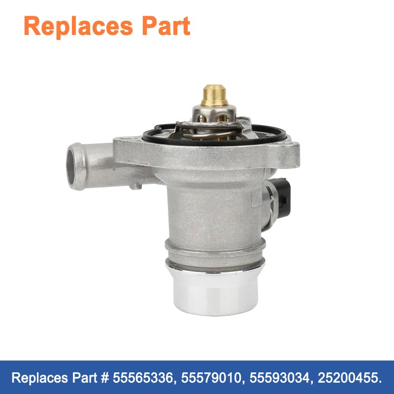 YOUYIEN Upgrade Aluminium Engine Coolant Thermostat Housing Assembly(1PCS).Fit For Buick Encore 2013-2020 Chevy Cruze 2011-2016 Trax Sonic 2013-2020.Replaces Part # 25200455 55565336 902-808 55593034. - Image 2